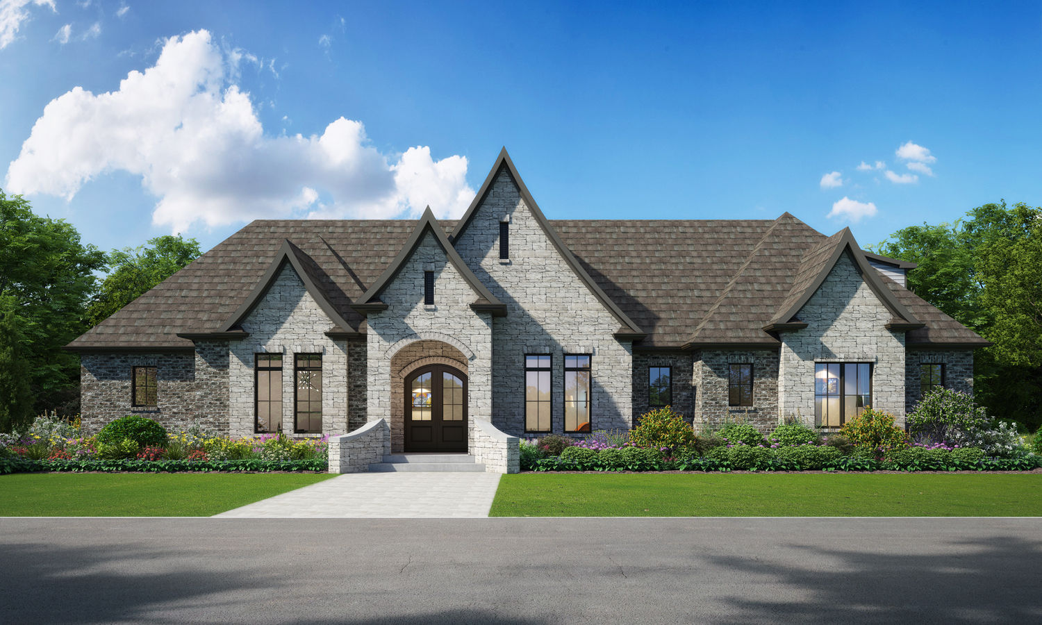 House front from the Gale Custom Homes portfolio
